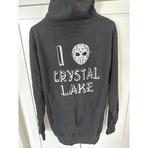 Friday The 13th Camp Crystal Lake Hoodie Jason Mask Sz. Med Monsters Of Filmland